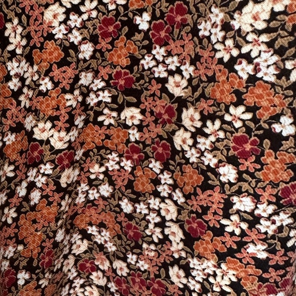 JOE FRESH Floral Button Front Shirt Dress with Waist Tie - Size XL. NWOT. - Picture 2 of 15